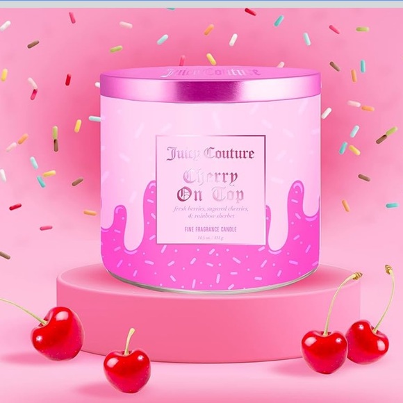 Juicy Couture Other - Juicy Couture Cherry On Top Candle